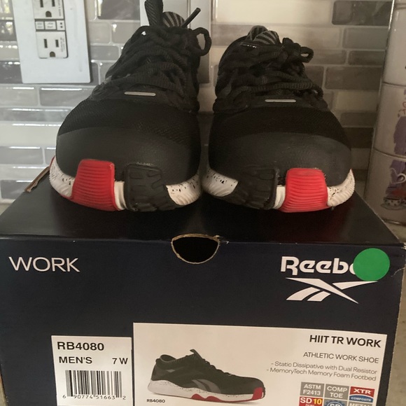 Athletic composite toe work shoe - Picture 2 of 8